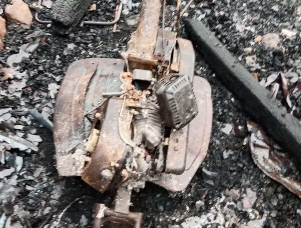 Kebakaran di Rumbia Jeneponto, Damkar Bantaeng yang Tiba di Lokasi