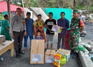 Salurkan Bantuan ke Korban Kebakaran di Bantaeng, Dg Bakri: Terima Kasih Huadi Group