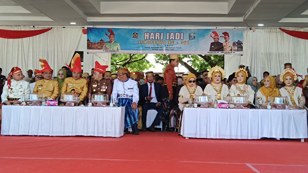 Hadiri Peringatan Hari Jadi Ke-161 Jeneponto, Pj Gubernur Sulsel Tekankan ini