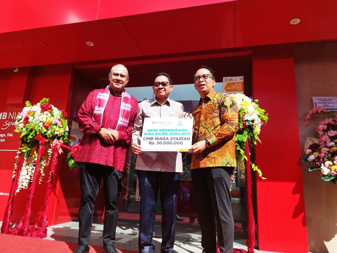 Pertama di Indonesia, CIMB Niaga Resmikan Kantor Cabang Syariah Berkonsep Hybrid di Makassar