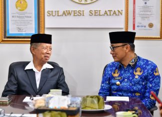 Pj Gubernur Prof Zudan Temui Pengurus MUI Sulsel