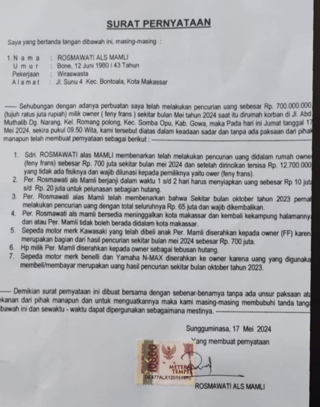 Bukan Hanya Selingkuh Dg Sila, Mamli Juga Dua Kali Merenggut Uang Fenny Frans