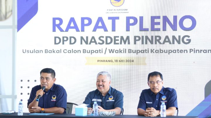 Partai NasDem Usung Pasangan Irwan Hamid - Sudirman Bungi di Pilkada Pinrang 2024 pilkada Pinrang 2024
