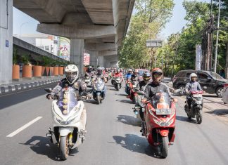 Seru dan Meriahnya Gathering Nasional Honda PCX Club Indonesia di Makassar