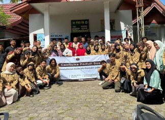 HMGF FMIPA Unhas Gelar Geofisika Peduli Sosial di Desa Lonjoboko, Gowa