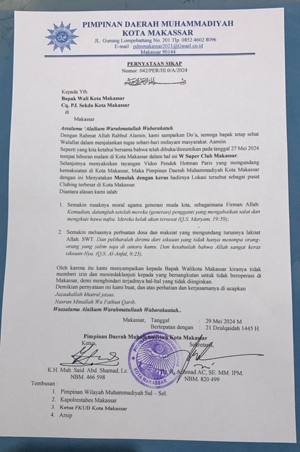 Muhammadiyah Makassar Tolak Kehadiran Klub Malam Hotman Paris, Mengundang Kemaksiatan