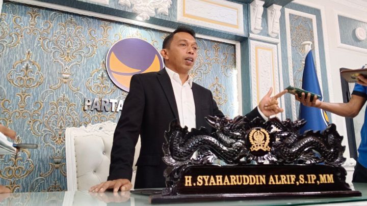 Syahar Sebut NasDem Sudah Keluarkan Rekomendasi untuk ASS-Fatma di Pilgub Sulsel 2024 syaharudin alrif