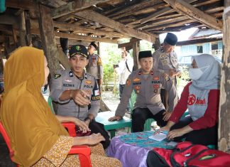 Suport Sektor Kesehatan, Camat Eremerasa Akui Peran Polres Bantaeng dan Huadi Group