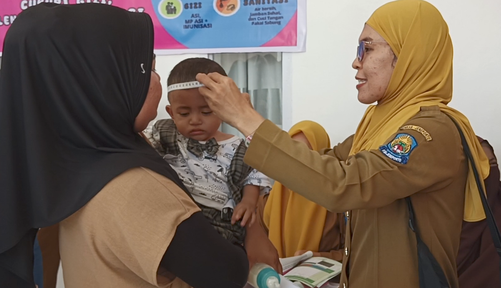 598 Posyandu Bergerak Serentak Intervensi Pencegahan Stunting di Jeneponto