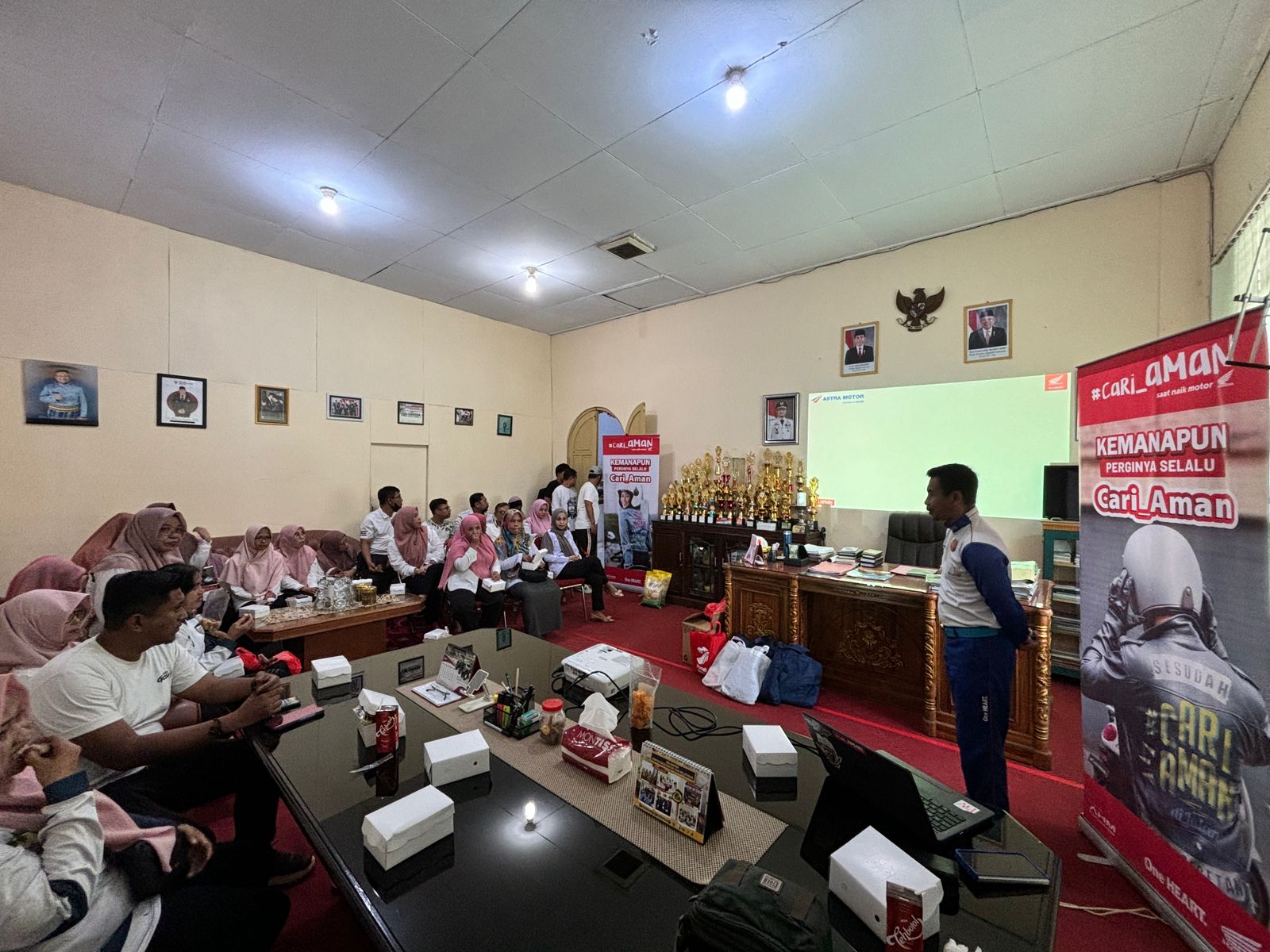 Ajak ASN di Gowa Cari Aman Saat Berkendara, Astra Motor Sulsel Edukasi Safety Riding