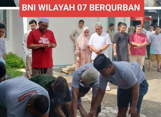 BNI Kantor Wilayah 07 Makassar Berkurban 12 Ekor Sapi, Disebar ke Panti Asuhan Hingga TAD