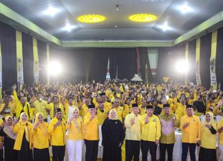 Ribuan Kader Golkar Siap Menangkan Erna Rasyid di Pilwalkot Parepare 2024