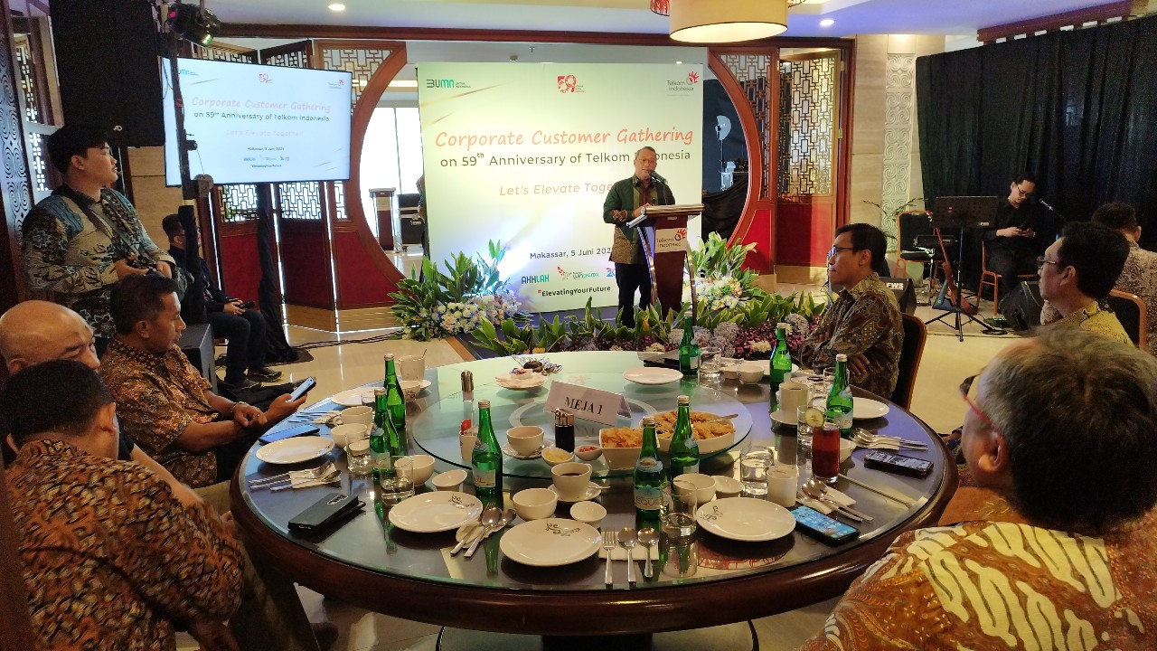 Sambut Usia 59 Tahun, Telkom Kunjungi Pelaku UMKM Sekaligus Gathering di Susel