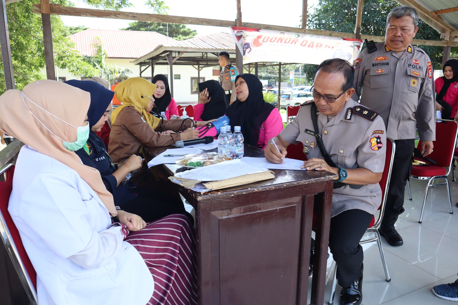 Momentum HUT Ke-78 Bhayangkara, Polres Jeneponto Laksanakan Donor Darah
