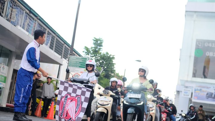 Ratusan Rider Meriahkan Stylo 160 Fashion Ride Experience Asmo Sulsel honda stylo 160