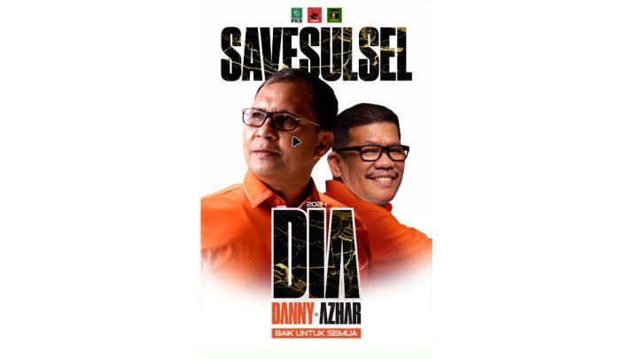 Flyer Danny Pomanto-Azhar Arsyad di Pilgub Sulsel 2024 Beredar, Begini Reaksi Deng Ical Danny Pomanto