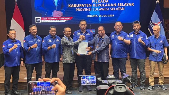 Demokrat Resmi Usung Natsir Ali-Muhtar di Pilkada Selayar 2024 Demokrat