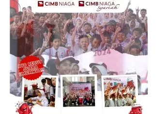 CIMB Niaga Lakukan Literasi Keuangan Tour de Bank Bagi Ratusan Anak SD di Makassar