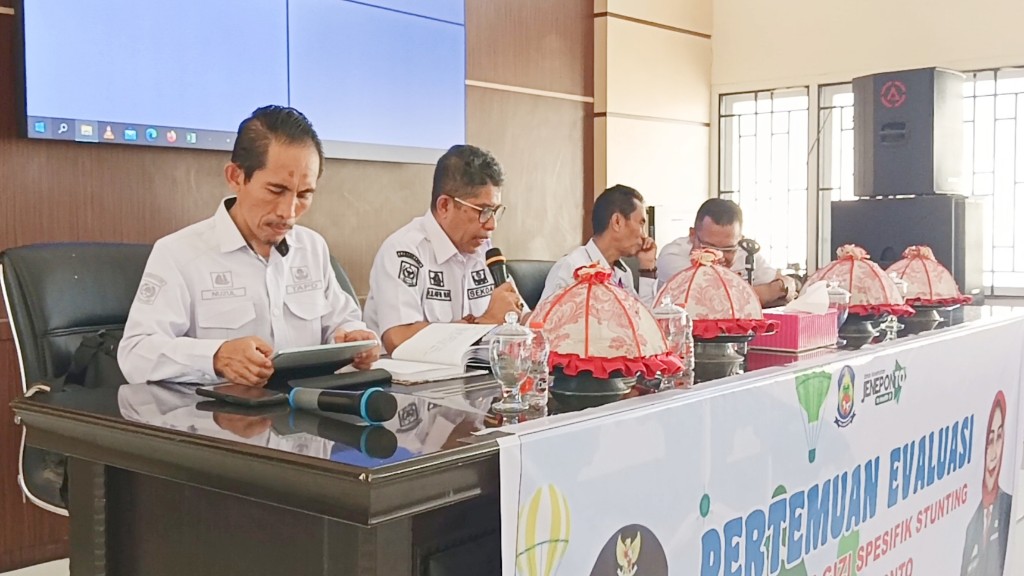 Pemkab Jeneponto Gelar Pertemuan Evaluasi Intervensi Spesifik Stunting