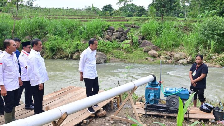 Tinjau Pompanisasi di Bantaeng, Presiden Harap Tingkatkan Produktivitas Beras Presiden Jokowi