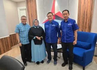 Temui Alfian Mallarangeng, Sinyal Kuat Demokrat Usung Erna Rasyid-Rahmat Sjamsu di Pilwalkot Parepare 2024