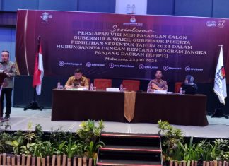 KPU Sulsel Ingatkan Visi Misi Calon Kepala Daerah Harus Merujuk RPJPD dan RPJPN