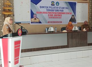 Percepat Penurunan Stunting, Bidang PAUD Bimtek Kepala Sekolah dan Guru