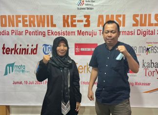 Konferwil Ke-3 AMSI Sulsel Tetapkan Hajriana-Mansur sebagai Ketua-Sekretaris Baru
