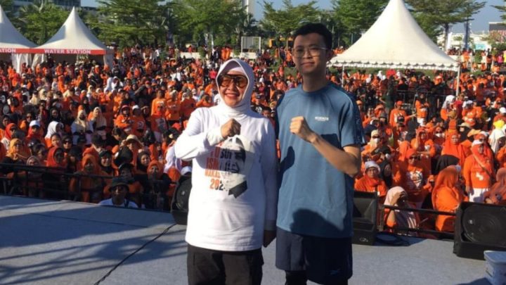 Hadiri Senam Ininnawa, Sinyal Berpaket Indira-Ilham di Pilwalkot Makassar 2024 Pilwalkot Makassar 2024