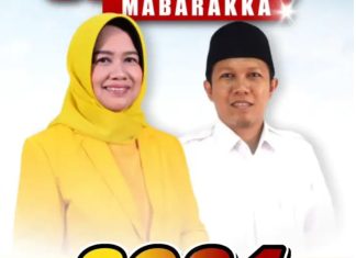 Andi kartini Ottong Gandeng Kader Gerindra Muzakkir di Pilkada Sinjai 2024