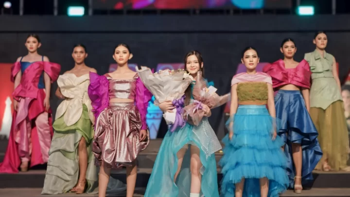 Mengenal Amanda Putri Revina, Siswa Stella Gracia School Makassar yang Tampilkan Rancangan Busana di Panggung F8 Makassar amanda putri revina