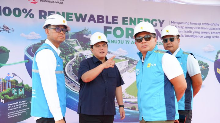 Tinjau PLTS PLN, Menteri BUMN Pastikan Peringatan HUT RI di IKN Gunakan Listrik Hijau Tinjau PLTS PLN