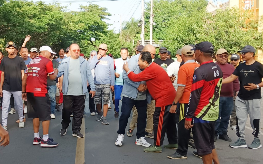 Adama Barakka'na Doktoroka Ramaikan Car Free Day, Jawab Isu Batal Maju di Pilkada Jeneponto