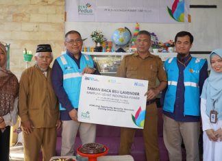 Peringati Hari Anak Nasional, PLN IP UBP Tello Resmikan Taman Baca BSU Lavender HOME Children