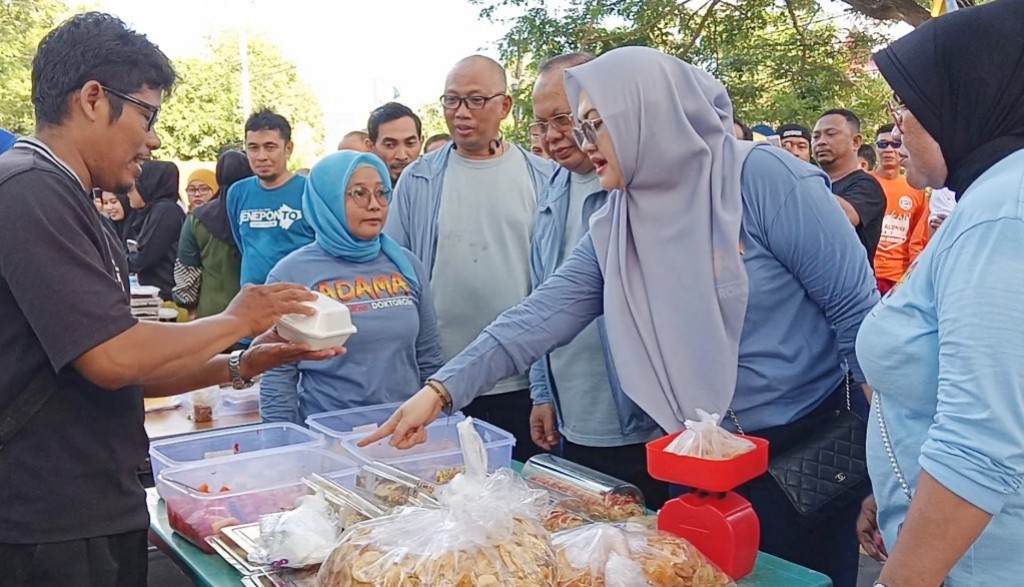 Adama Barakka'na Doktoroka Ramaikan Car Free Day, Jawab Isu Batal Maju di Pilkada Jeneponto