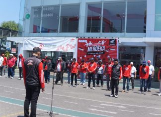 Serunya City Rolling Bareng Komunitas Honda PCX Indonesia di Momen HUT RI Ke-79 di Makassar