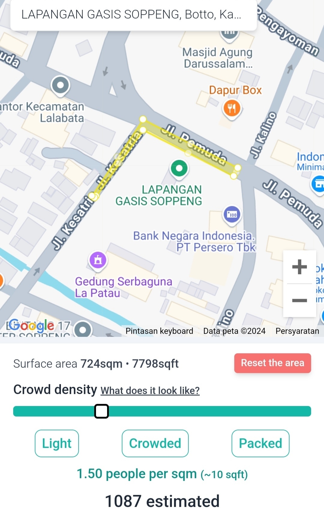Cek Fakta : Ribuan Orang Hadir pada Deklarasi Pasangan Sukses di Lapangan Gasis Soppeng