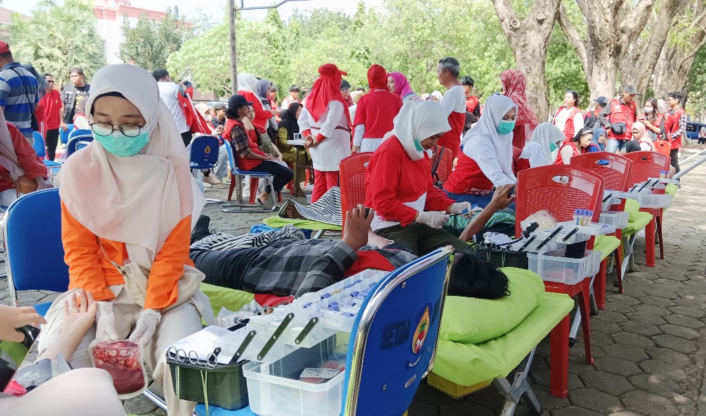 Peringati HUT Ke-79 RI, Pemkab Jeneponto Gandeng Unhas Gelar Donor Darah