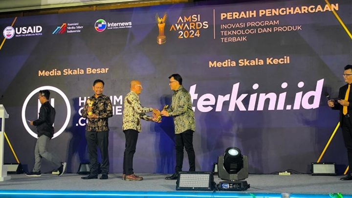 Ajang Nasional AMSI Awards 2024, TERKINI.ID Sabet 2 Penghargaan Sekaligus terkini.id