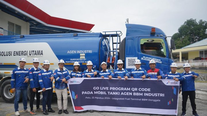 Pertamina Patra Niaga Sulawesi Luncurkan QR Code Mobil Tangki Agen BBM Industri pertamina patra niaga sulawesi