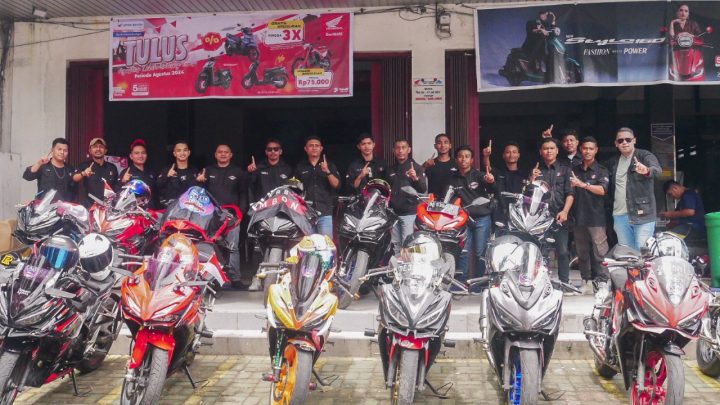 Peduli Sesama, Astra Motor Gandeng Komunitas Motor CBR Bakti Sosial di Ambon astra motor sulawesi selatan