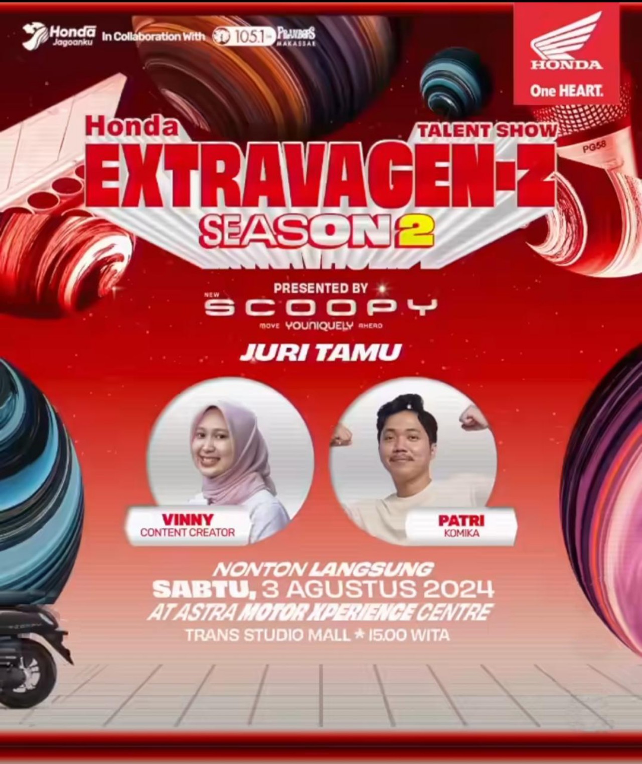 Intip Keseruan Honda Acadamazing dan Extravagen-Z Season 2 di Astra Motor Xperience Center Makassar