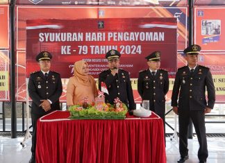 Peringati HUT Kemenkumham Ke-79, Rutan Makassar Gelar Syukuran dan Bagikan Doorprize