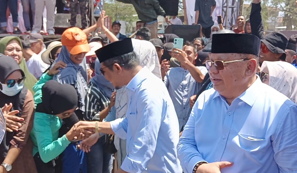 Puluhan Ribu Massa Padati Deklarasi Paslon Karlos-Syafruddin di Pilkada Jeneponto