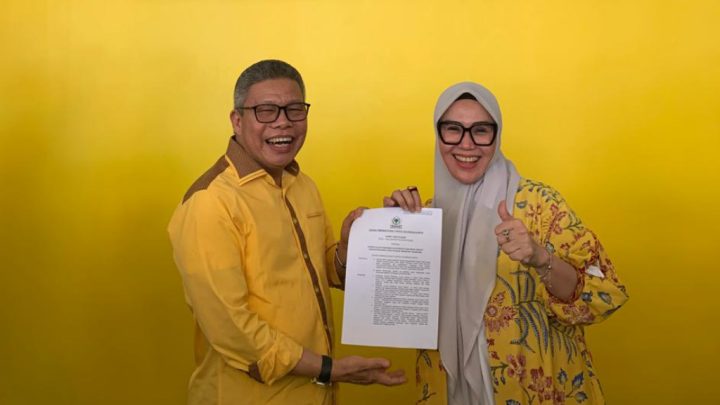 Andi Ina- Abustan Terima B1-KWK Golkar Ditandatangani Bahlil, 28 Agustus Akan Deklarasi Pilkada Barru 2024