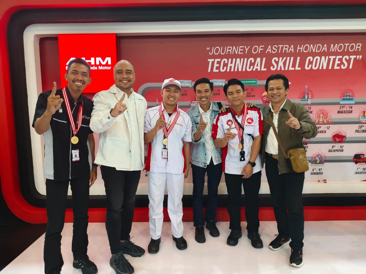 Keren! Astra Motor Sulsel Buktikan Komitmen Layanan Unggul dengan Borong Juara di AHM-TSC 2024