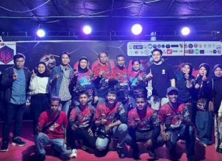 Digelar Dispora, Komunitas Honda ADV Indonesia Chapter Gowa Meriahkan Pekan Wirausahawan Muda