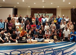 IMB Group dan Four Points by Sheraton Makassar Edukasi Penanganan Pertama Situasi Darurat Bagi Komunitas Sepeda