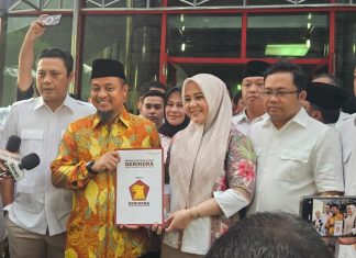 Koalisi Makin Kuat, Giliran Gerindra Serahkan B1 KWK kepada Andi Sudirman-Fatmawati