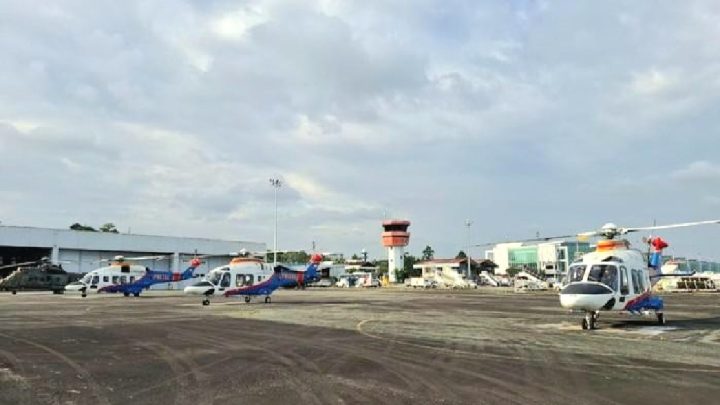 Amankan Upacara HUT RI di IKN, Baharkam Polri Siagakan 4 Helikopter hut ri di ikn